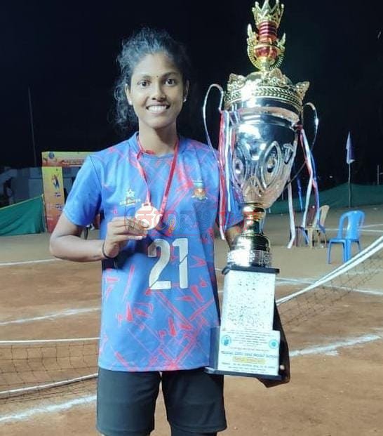 ರಾಜ್ಯಮಟ್ಟದ ವಾಲಿಬಾಲ್: ಜ್ಞಾನಸುಧಾದ ವಿದ್ಯಾರ್ಥಿನಿ ರಾಷ್ಟ್ರಮಟ್ಟಕ್ಕೆ ಆಯ್ಕೆ