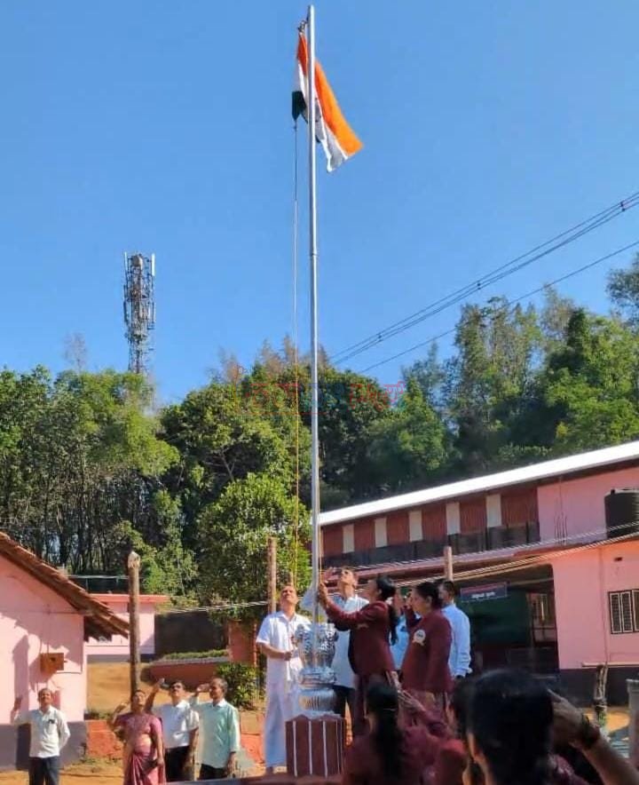 ಮಾಳ ಗುರುಕುಲ ಅನುದಾನಿತ ಶಾಲೆಯಲ್ಲಿ ಗಣರಾಜ್ಯೋತ್ಸವ