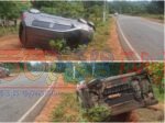 ಅಜೆಕಾರು: ಕಾರು ಪಲ್ಟಿಯಾಗಿ ಪ್ರಯಾಣಿಕನಿಗೆ ಗಾಯ