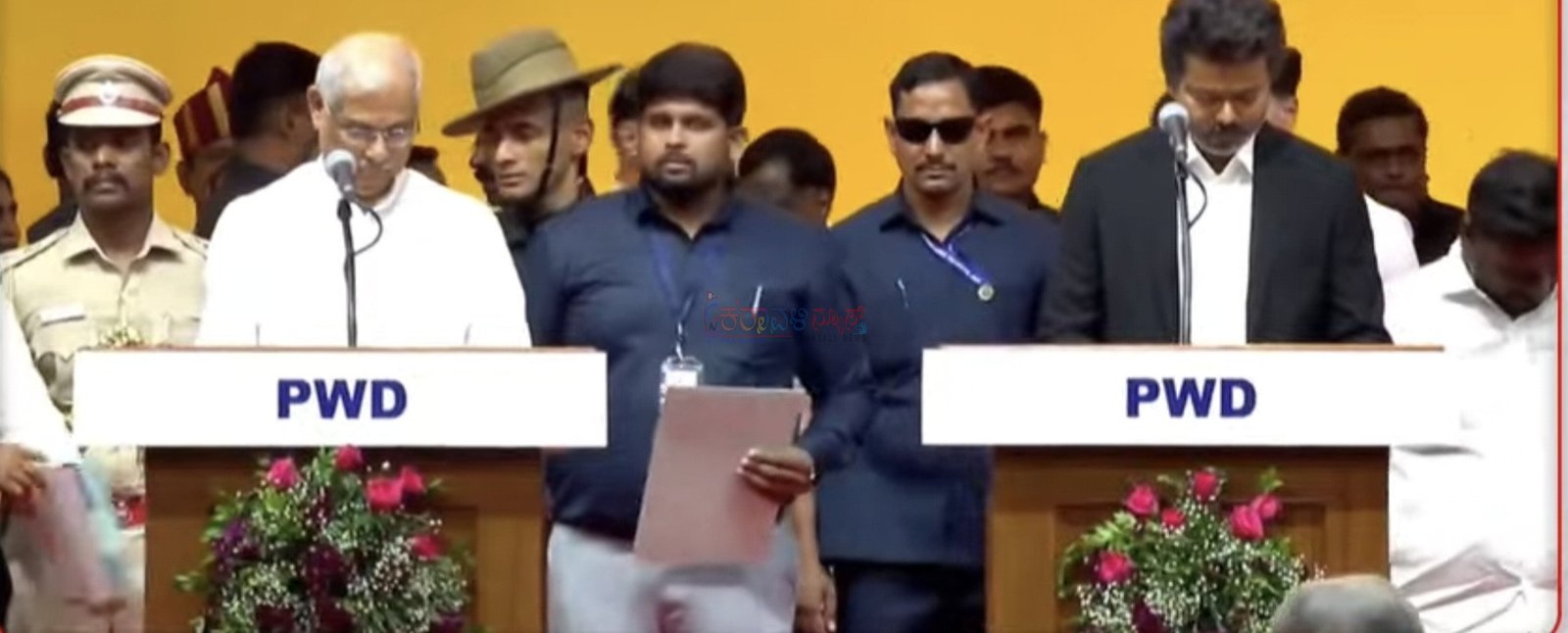 ತಮಿಳುನಾಡಿನ ನೂತನ ಮುಖ್ಯಮಂತ್ರಿಯಾಗಿ ಜೋಸೆಫ್ ವಿಜಯ್ ಪ್ರಮಾಣ ವಚನ ಸ್ವೀಕಾರ