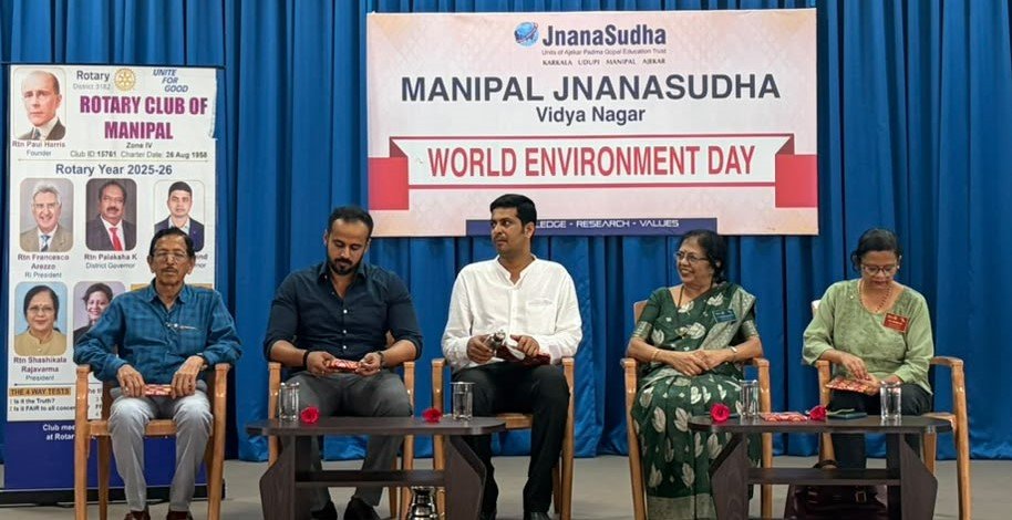 ಮಣಿಪಾಲ ಜ್ಞಾನಸುಧಾ: ವಿಶ್ವಪರಿಸರ ದಿನಾಚರಣೆ